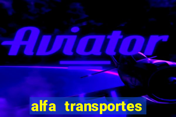 alfa transportes novo hamburgo